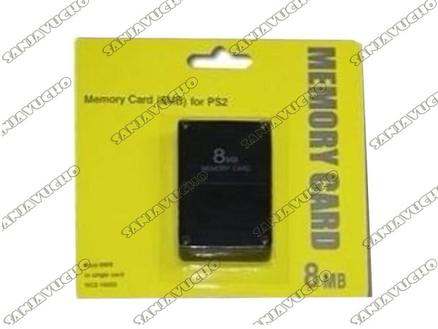 &u+ MEMORY CARD PS2 8 MB BLISTER CORTO SIN MARCA